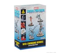 asmodee Marvel Crisis Protocol: Web-Swinging Heroes, Expansión, Juego de Miniaturas, A Partir de 14 Años, para 2 Jugadores, 90 Minutos por Partida, Español/Inglés/Francés