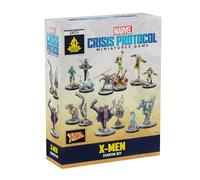 Asmodee Marvel: Crisis Protocol X-Men Roster Pack - Juego de iniciación de miniaturas con 12 Figuras, Tarjetas de estadísticas y tácticas, Dados, Herramientas y fichas, a Partir de 14 años, 2