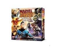 Asmodee - Marvel Zombies: Fantastic 4 - Under Siege, Expansión Juego de Mesa, a Partir de 14 años, 1-6 Jugadores, Edición en Italiano
