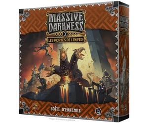 Asmodee - Oscuridad masiva 2: Puertas del Infierno - Box Enemigos, Expansión Juego de Mesa, Edición en Italiano