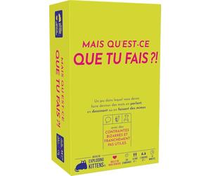 Asmodee, Pero ¿qué es lo Que Haces? ! - Exploding Kittens - Juego de Ambiente Divertido - Party Game Fun - Adolescentes Adultos - A Partir de 14 años - a Partir de 2 Jugadores - 15 min - Versión