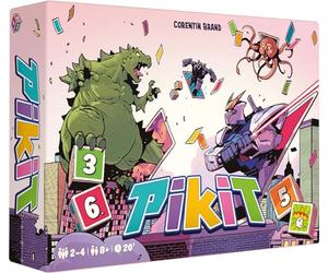 Asmodee | Pikit | Juegos de Mesa | Juegos de Cartas | Juego Niños, Adultos y Familia | A Partir de 8 Años | 2 a 4 Jugadores | 20 Min | Versión Francesa | Resto Production