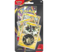 asmodee, Pokémon TCG: mega evolución, tono negro, blíster de cheques premium, inglés, juego de cartas