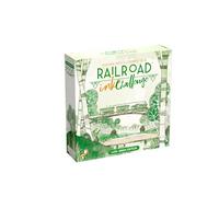 Asmodee, Railroad Ink Challenge-Lush Green Edition, Board Game, 1-4 Players, Ages 8+, 15-30 Minute Playing Time
