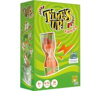 Asmodee - Resto Production - Time's Up Family (con Reloj de Arena Gigante) - Juegos de Mesa - Juegos de Cartas - Juegos de Ambiente - Juegos Familiares - A Partir de 8 años - 4 a 12 Jugadores -