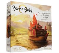 Asmodee River of Gold - Juego de Mesa - Construye tu Imperio Comercial en el Legendario Rokugan, Incluye Mini expansión de Clientes, Juego de Estrategia para niños y Adultos, a Partir de 14 años, 2-4