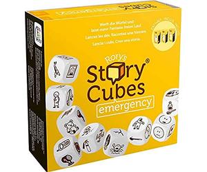 Asmodee - Rory's Story Cubes: Emergency, Amarillo - Juego de Dados para Crear Historias, 1 Jugadores Mayores de 6 años, edición en Italiano