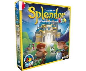 Asmodee Splendor Kids Space Cow - Juegos de Mesa - Juego de Estrategia Infantil - Versión Familiar de Splendor - A Partir de 6 años - 2 a 4 Jugadores - en francés