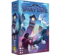 Asmodee Spooky Tower - Juego de Mesa cooperativo, Juego fácil de Aprender para Toda la Familia a Partir de 8 años para 2 a 4 Jugadores, versión Francesa