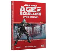 Asmodee Star Wars: Age of Rebellion - Juego de rol Cyphers and Masks SOURCEBOOK - Nuevas especializaciones, especies, vehículos y reglas de espionaje, juego de rol para niños y adultos, a partir de 14