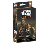 Asmodee Star Wars Legion Han Solo & Chewbacca, Expansión | Expansión de miniaturas para Star Wars Legion con Han Solo y Chewbacca, 1 unidad de Agente, para +14 años