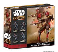 Asmodee Star Wars: Legion Mandalorian Super Commandos, Pack de 6 Miniaturas de Fuerzas Especiales de la Guardia de la Muerte, Mas de 14 años, 2 Jugadores, 60-120 Min, Español, Alemán, Inglés, Francés