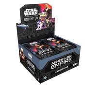 Asmodee Star Wars: Unlimited TCG Ashes of The Empire Booster Display - 24 Booster Packs Trading Card Game Expansion Featuring Battle of Endor Characters, Ages 12+, 2+ Players, 20 Minute Playtime
