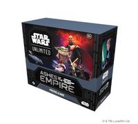Asmodee Star Wars: Unlimited TCG Ashes of The Empire PRERELEASE Box - 6 Booster Packs + Hyperspace Luke Skywalker & Emperor Palpatine Cards, Ages 12+, 2+ Players, 20 Minute Playtime