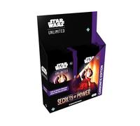 Asmodee Star Wars: Unlimited TCG Secrets of Power Carbonite Booster Display - 12 Premium Booster Packs with Exclusive Variant & Prestige Cards, Ages 12+, 2+ Players, 20 Minute Playtime