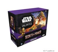 Asmodee Star Wars: Unlimited TCG Secrets of Power PRERELEASE Box - 6 Booster Packs, Exclusive Chancellor Palpatine & Padmé Amidala Promo Cards, Ages 12+, 2+ Players, 20 Minute Playtime