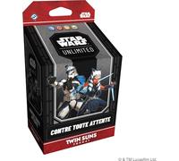 Asmodee Star Wars: Unlimited TCG Twin Suns Deck Ahsoka y Rex, Deck multijugador preconstruido de 80 Cartas, Guerra de Clones, Contenido Exclusivo, A Partir de 12 Años, Versión en francés