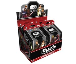 Asmodee Star Wars: Unlimited TCG, Twin Suns Display DE MAZOS | 4 mazos multijugador preconstruidos de 80 Cartas, Contenido Exclusivo, A Partir de 12 años, 2-4 Jugadores, 20 min, Inglés