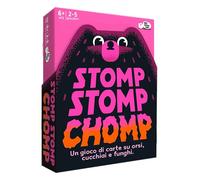 Asmodee - Stomp Stomp Chomp, Divertido Juego de Cartas para Familia y Amigos, a Partir de 6 años, 2-5 Jugadores, 10 min, edición en Italiano