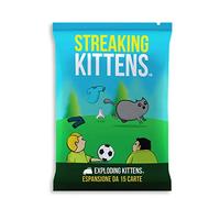 Asmodee: Streaking Kittens, Exploding Kittens, Juego de Cartas Exploding Kittens, edición en Italiano