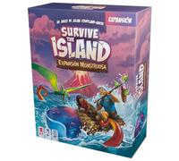 Asmodee Survive The Island Expansión Monstruosa, Juego de Mesa Familiar
