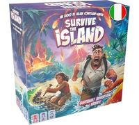 Asmodee Survive The Island, juego de mesa, 8+ años, 2-5 jugadores, edición en italiano