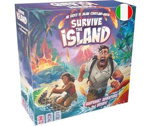 Asmodee Survive The Island, juego de mesa, 8+ años, 2-5 jugadores, edición en italiano