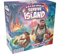 Asmodee Survive The Island - Juego de Mesa Familiar para niños a Partir de 8 años - Juego de Supervivencia - Escapa de una Isla en Tren de hundirse con Tesoros y Monstruos - 45 min - 2 a 5 Jugadores