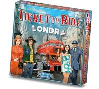 Asmodee - Ticket to Ride Londres - Juego de Mesa rápido y Divertido para familias y Amigos - Completo con Mapa, autobús, Tarjetas y entradas - 2-4 Jugadores, 8+ años, 10-15 Minutos, edición en