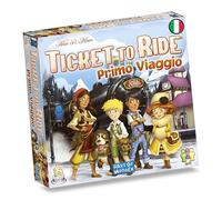 Asmodee - Ticket to Ride: Primer Viaje - Juego de Mesa para niños y familias - Completo con Mapa, vagones, Tarjetas y entradas - 2-4 Jugadores, 6+ años, 15-30 Minutos, edición en Italiano