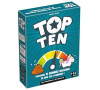 Asmodee - Top Ten Jeu de société, d'ambiance, Multicolore - Versión Francesa