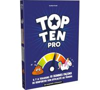 Asmodee Top Ten Pro - Juego de Mesa cooperativa para Adultos - Juegos de Cartas de Ambiente Original - Animación reuniones Profesionales - 4 a 30 Jugadores - Idea de Regalo - Versión Francesa
