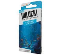 Asmodee Unlock! Mini El corazón del océano, Juego de Cartas Escape Room