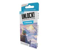 Asmodee Unlock! Mini La Escalada, Juego de Cartas Estilo Escape Room, A Partir de 10 Años, De 1 a 6 Jugadores, 30-45 Minutos por Partida, Español