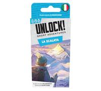 Asmodee - Unlock! Short Adventures 13 - La Escalada, Juego de Mesa con aplicación, Escape Room, 1-6 Jugadores, 10+ años, edición en Italiano