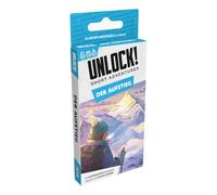 Asmodee, Unlock! Short Adventures: Der Aufsteig, DE-Version, Familiensspiel mit Puzzselspaß für 1-6 Spieler ab 10 Jahren kooperative Escape Spiel mit 45 Minuten Spielzeit pro Partie