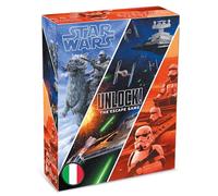 Asmodee - Unlock! The Escape Game: Star Wars - Juego de Mesa Escape Room | Juego de mesa colaborativo e investigativo con aplicación - 1-6 jugadores - 10+ años - 60 minutos - Edición italiana