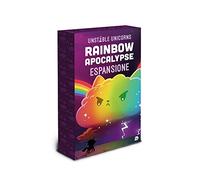 Asmodee, Unstable Unicorns: Rainbow Apocalypse, expansión de Juego de Mesa, edición en Italiano