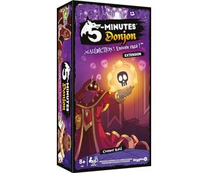 Asmodee Wiggles 3D 5 Minutes Mazmorra - Extensión: Maldición! ¡Todavía falló! - Juegos de Mesa - Juegos de Cartas - Juegos cooperativos - Juegos para Adultos y niños a Partir de 8 años - Versión en