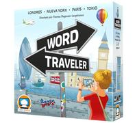 Asmodee Word Traveler | Explora Ciudades y Colecciona Souvenir | Juego de Mesa Cooperativo para Adultos y Familias | A Partir de 10 Años | De 2 a 5 Jugadores | 30-45 Minutos por Partida | Español