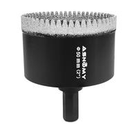 ASNOMY 50 mm Sierra de Corona Diamante, Dentada Perforadora para Vidrio, Teja, Granito, Mármol, Cerámica - Broca de Alto Rendimiento