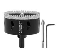 ASNOMY 65mm Broca de Diamante con Broca Piloto Central,Dentada Brocas Coronas de Diamante para porcelanico,Cristal Broca corona Sierra Perforadora para Taladrar Porcelana,Azulejos,Cerámica,Vidrio
