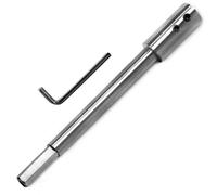 ASNOMY Extensión de broca Forstner extra larga de 178mm,Prolongación para brocas Forstner para añadir más de 146mm de profundidad de perforación a tus ejes redondos o hexagonales de 9,5mm