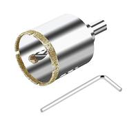 ASNOMY Sierra perforadora de diamante de 45 mm con broca piloto, Cristal Broca Sierra Perforación de punta de diamante con broca guía para vidrio, cerámica, mármol, porcelana, azulejos