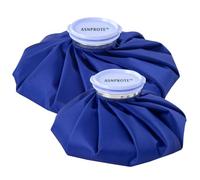 ASNPROTE Bolsas de hielo reutilizables para lesiones, bolsas de hielo frías, bolsa de agua caliente, bolsa de agua caliente para alivio del dolor de rodilla, cabeza, pies, 2 paquetes (9 y 11 pulgadas)