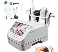 ASnwpaK Analizador De Cabello, Dispositivo De Masaje para El Cabello 5-En-1, con Pantalla HD De 10 Pulgadas + 5 Sondas, para Analizar/Masajes En El Cuero Cabelludo-SalóN De Inicio