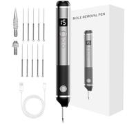 ASnwpaK BolíGrafo De Plasma De 15 Velocidades, BolíGrafo para Eliminar Verrugas, Manchas FíSicas, Pecas, Lunares, Verrugas, Sin DañAr La Piel, para Rostro, Manos, Cuello, Cabeza, Nariz, Brazos