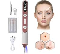 ASnwpaK BolíGrafo De Plasma De 19 Niveles, EliminacióN FíSica De Pecas, Lunares Y Verrugas, BolíGrafo para Eliminar Marcas En La Piel, No DañA La Piel, con Agujas Reemplazables