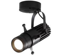 ASnwpaK Foco Led, Luz De Apertura De Escenario De 5W-12W, 6 Formas De Apertura Ajustables, áNgulo De IrradiacióN Ajustable, para GaleríAs, Museos, Conciertos, Escenarios,4000K-5W