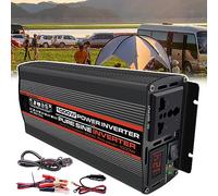 ASnwpaK Inversor De Corriente, Inversor De Onda Sinusoidal Pura De 1000 W A 4000 W, Inversor De CC De DC 12V 24V 48V 60V A Ca De 220V para AutomóVil, con Toma De Ca + Pantalla Led,1000W-60V